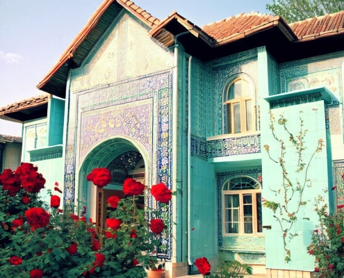 تصویر یک خانه سنتی ایرانی